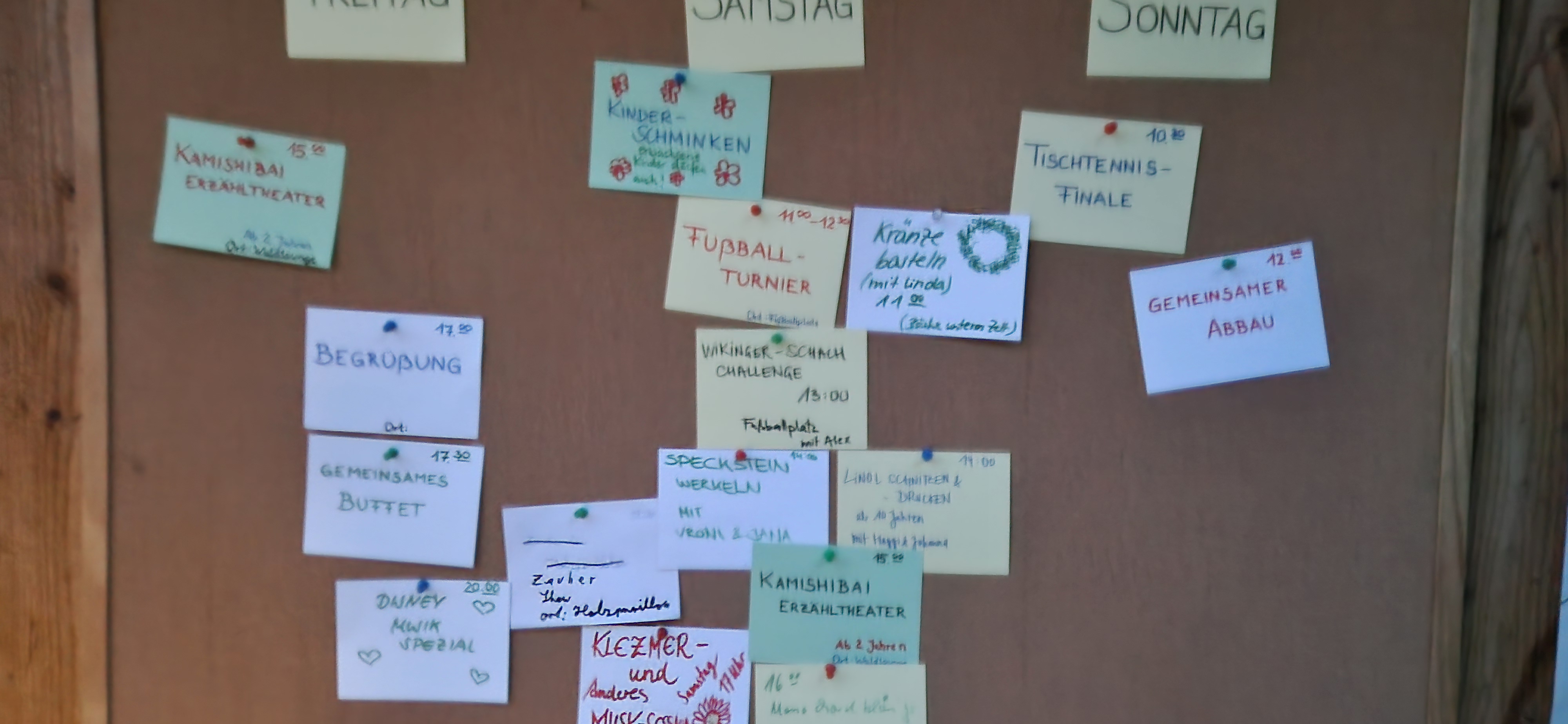 Programmtafel 2025